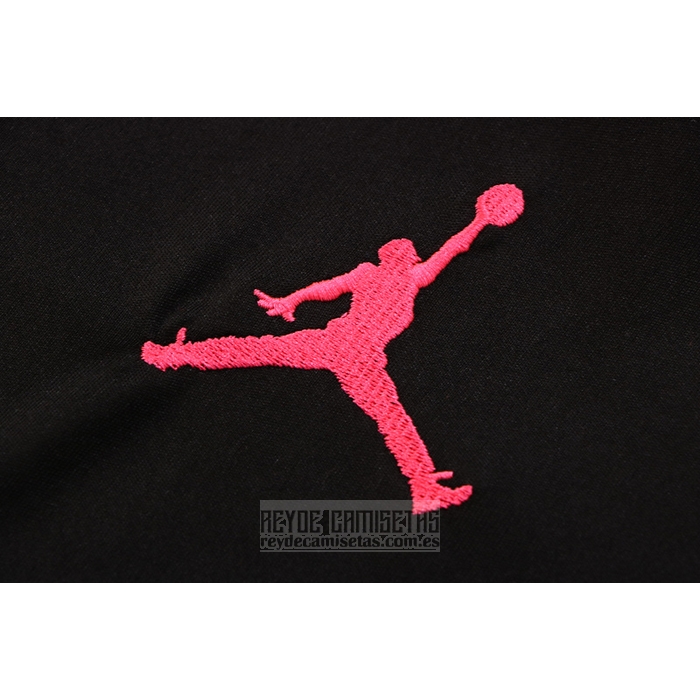 Chandal del Paris Saint-Germain Jordan Manga Corta 2022-2023 Negro y Azul - Pantalon Corto